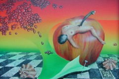 "Venus"  Acryl , Öl auf Karton,  45 x 55 cm